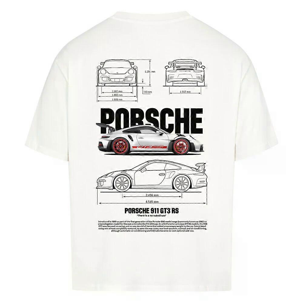 T-shirt classique 911 GT3 RS ROCKINSTONE (impression au dos)