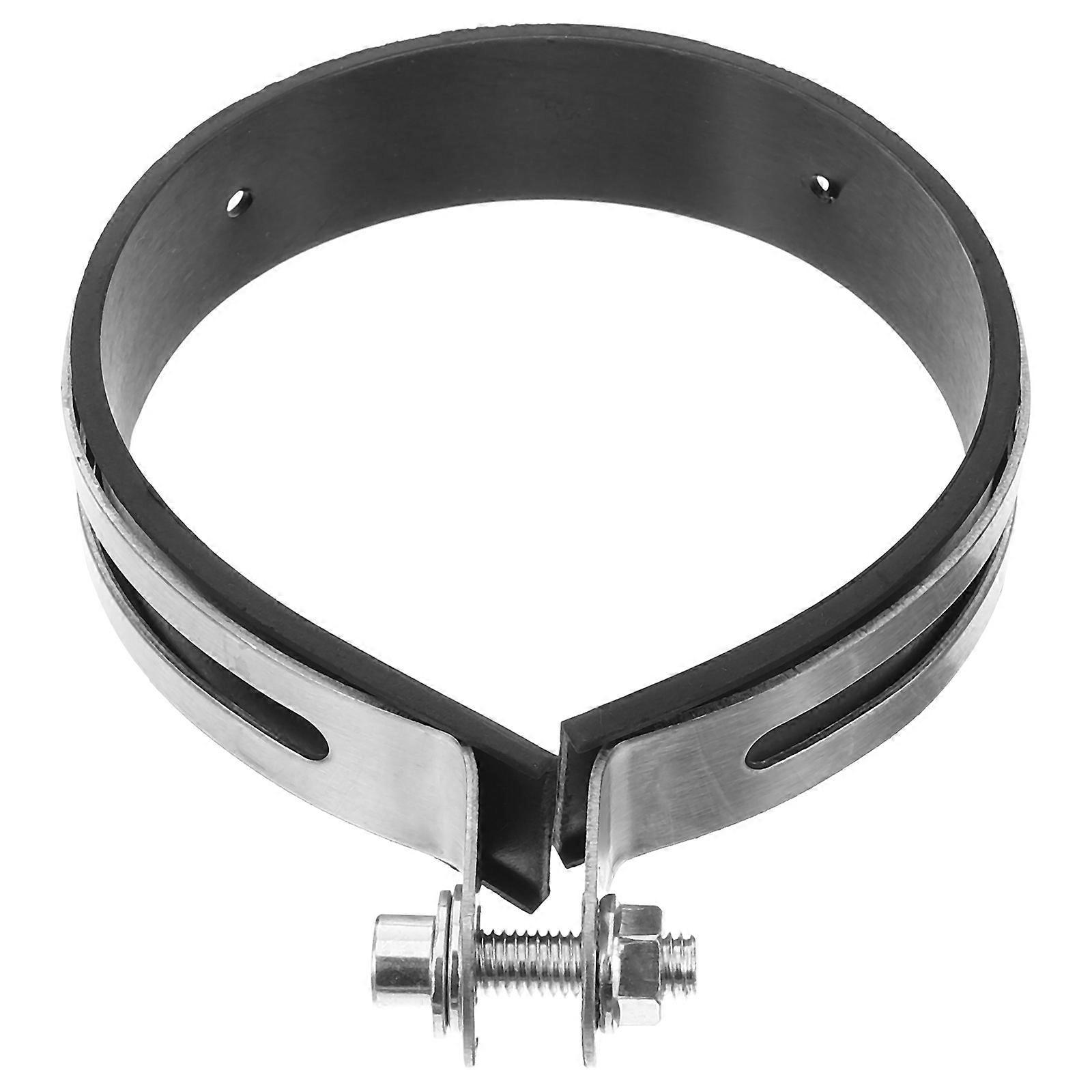Exhaust Coupling Exhaust Clip for Pipes Connection Circular Shape 15.50X13.00X2.50CM Fits Motorcycle Pipes 1Pcs