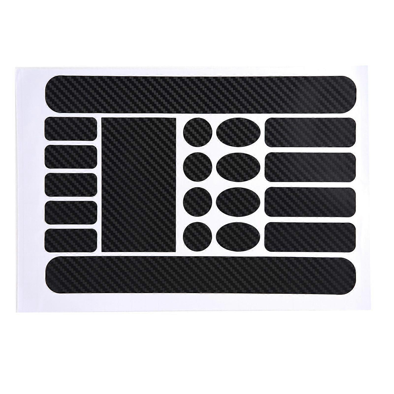 Chainstay And Frame Sticker Protector Kit For Bikes Bicycle Cycle Decal Carbon (3D Textured)YMQX)