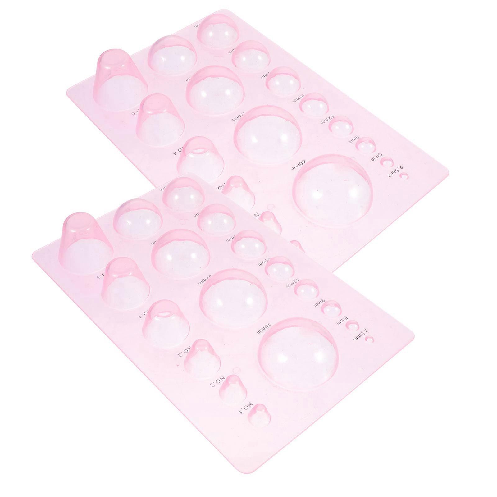 2pcs Durable Quilling Molds for DIY Paper Crafts – Half Ball Tools for Paper Models – Ideal for Adults and Craft Enthusiasts