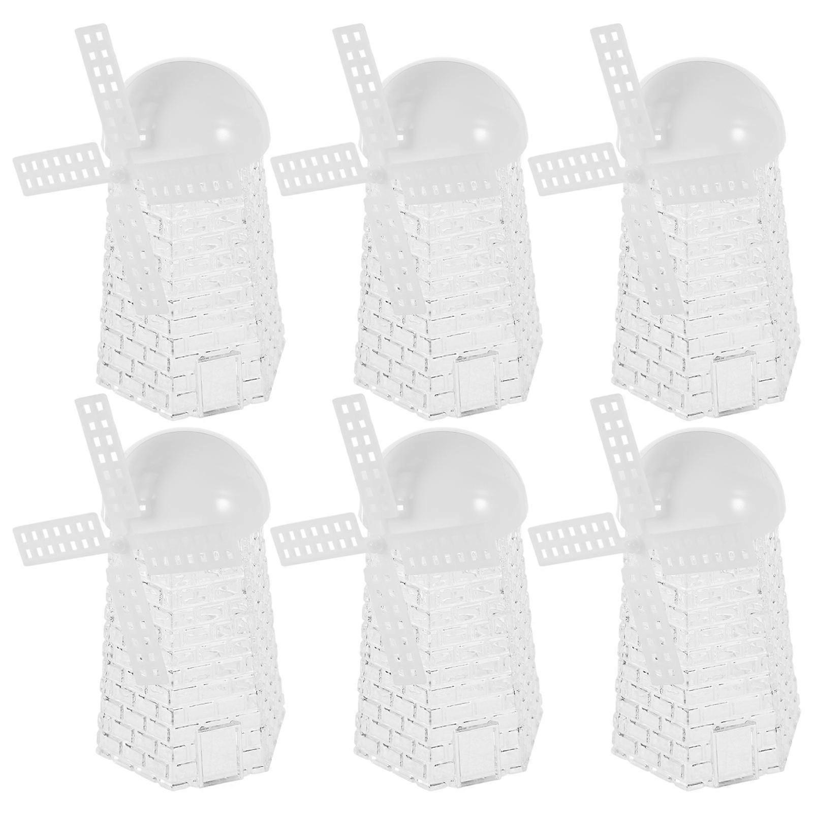 present Box Cookie Container Storage Square Delicate Design Festival Party Use Friends 12Pcs