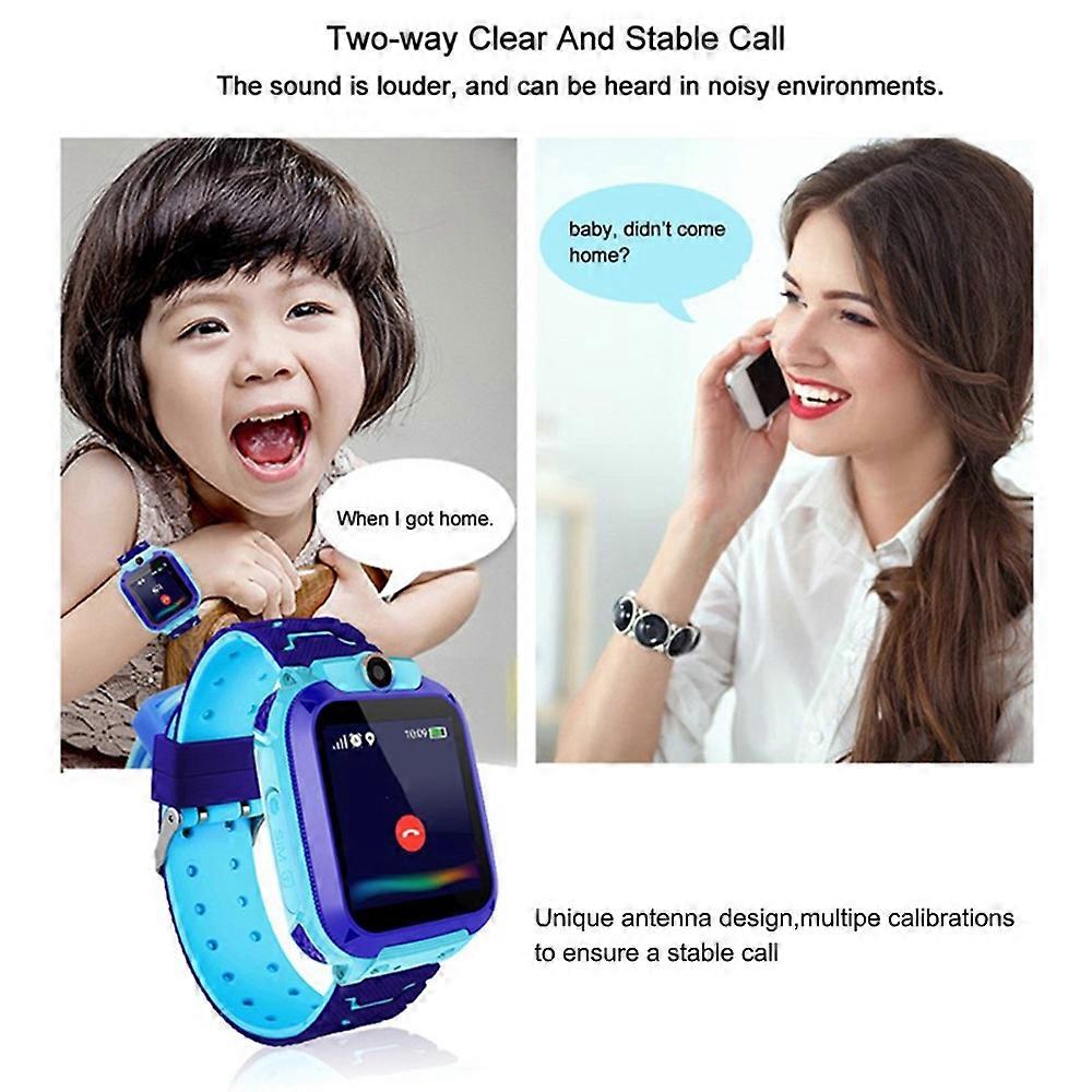 Q12 Kids Intelligent Watch IP67 Waterproof Touch-screen SOS Phone Call Device Location Tracker Anti-lost Watches
