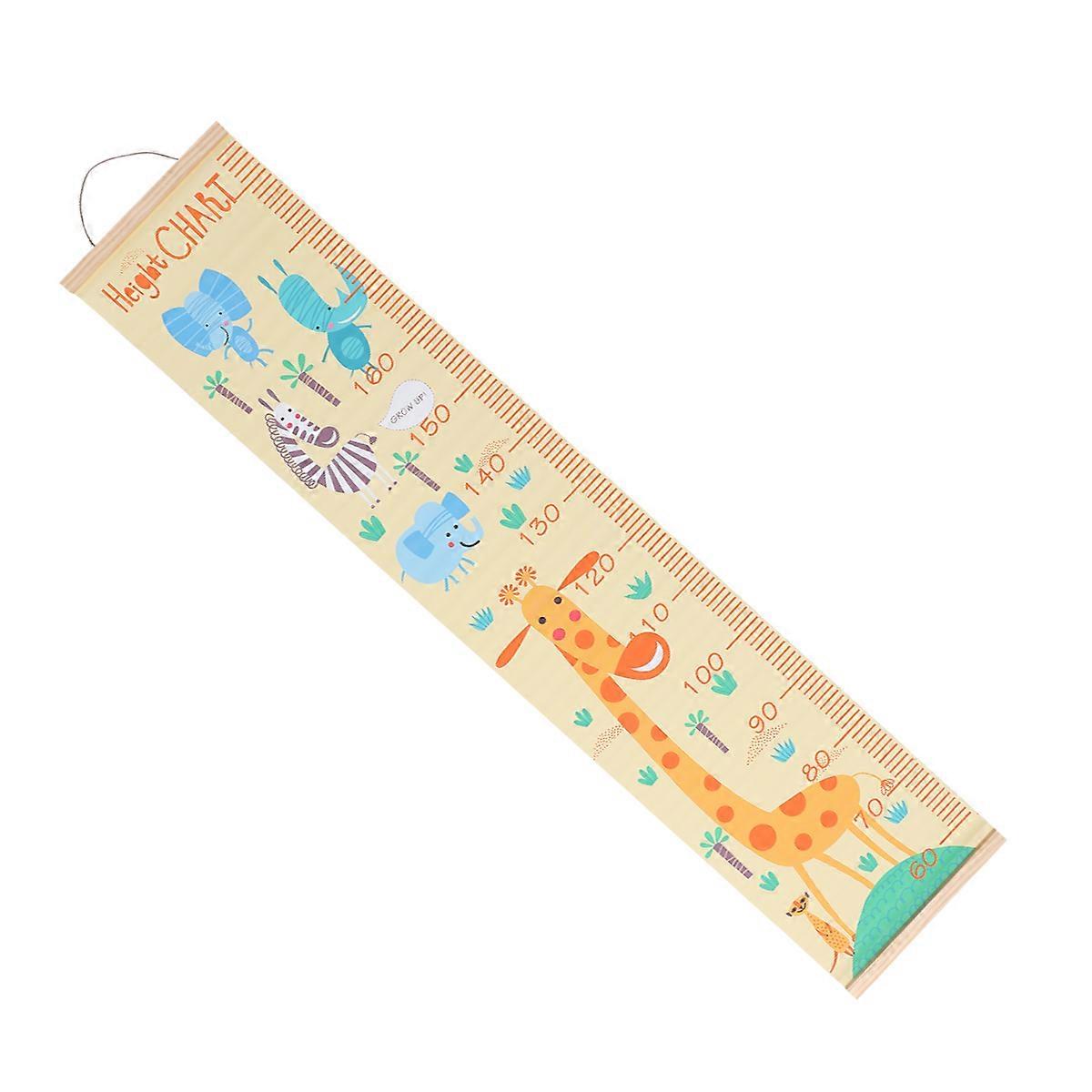 Growth Chart Hanging Children Wall Ruler for Measuring Use with Giraffe Design