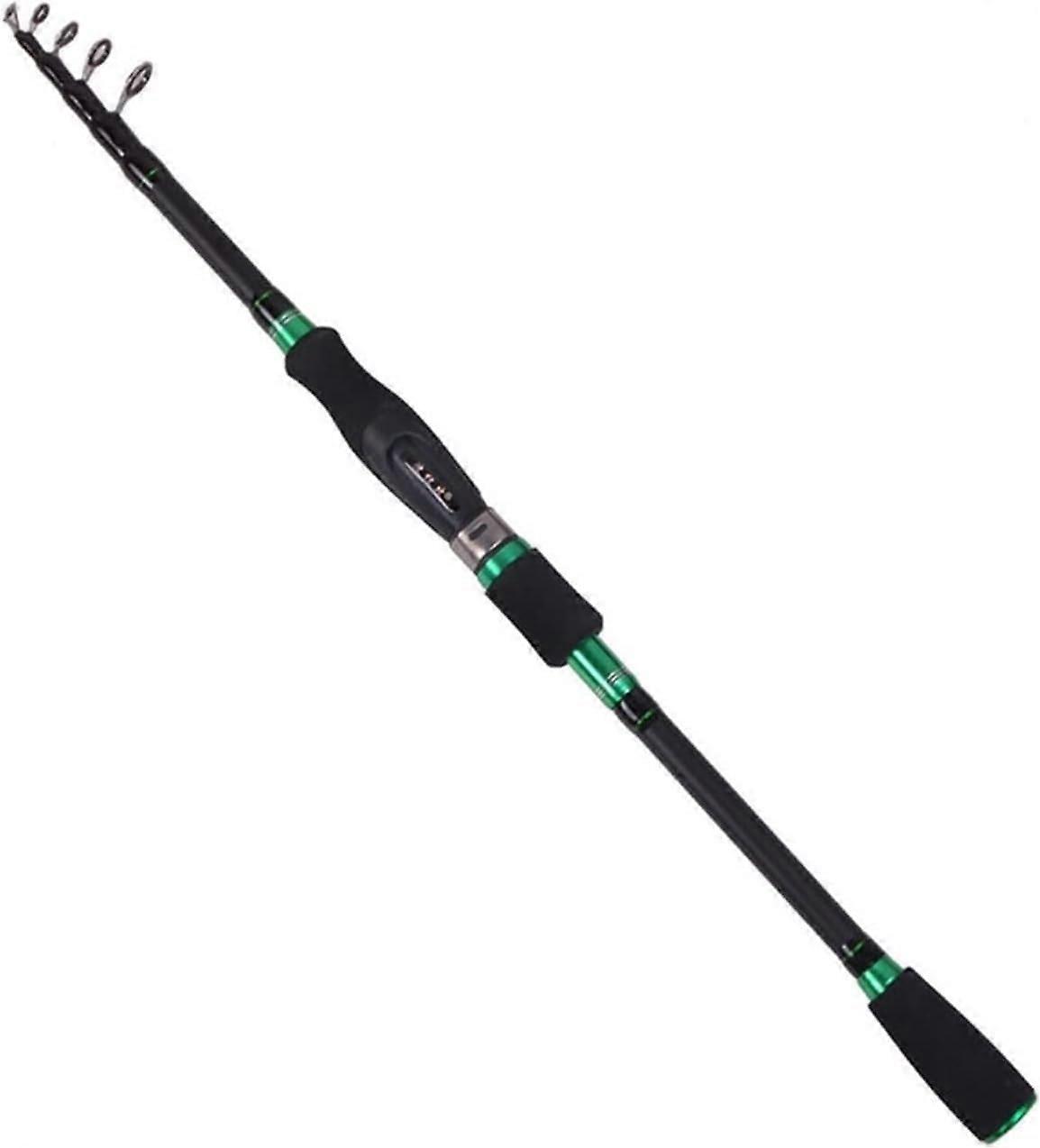 Fishing Rods 6-9ft Telescopic Travel Bait Casting Rods Portable Lightweight Spin Rods Color B Size 2.1m