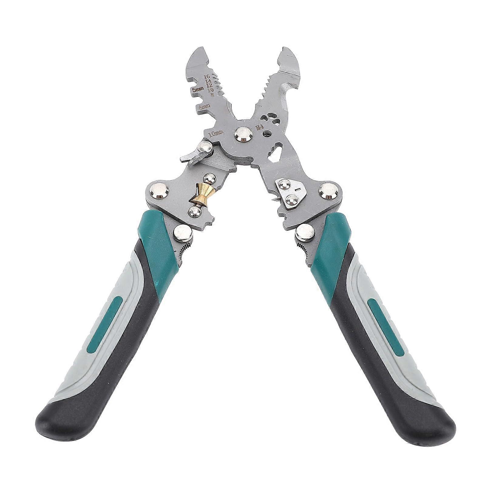 Multifunctional Wire Stripper, Foldable for 8AWG to 16AWG, Professional Electric Tool