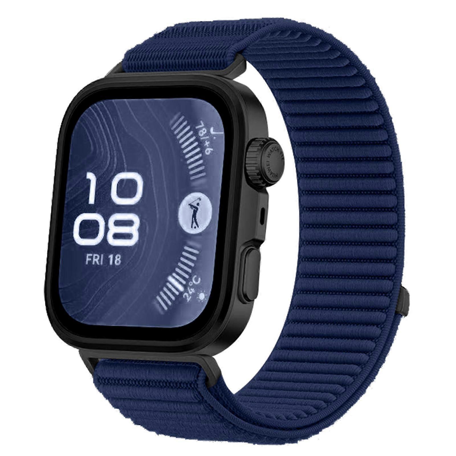 Nylon Strap for Huawei Watch Fit 4 Pro/Fit 4/Fit 3, Lightweight Breathable Soft Strap for Men and Women, Azure Blue