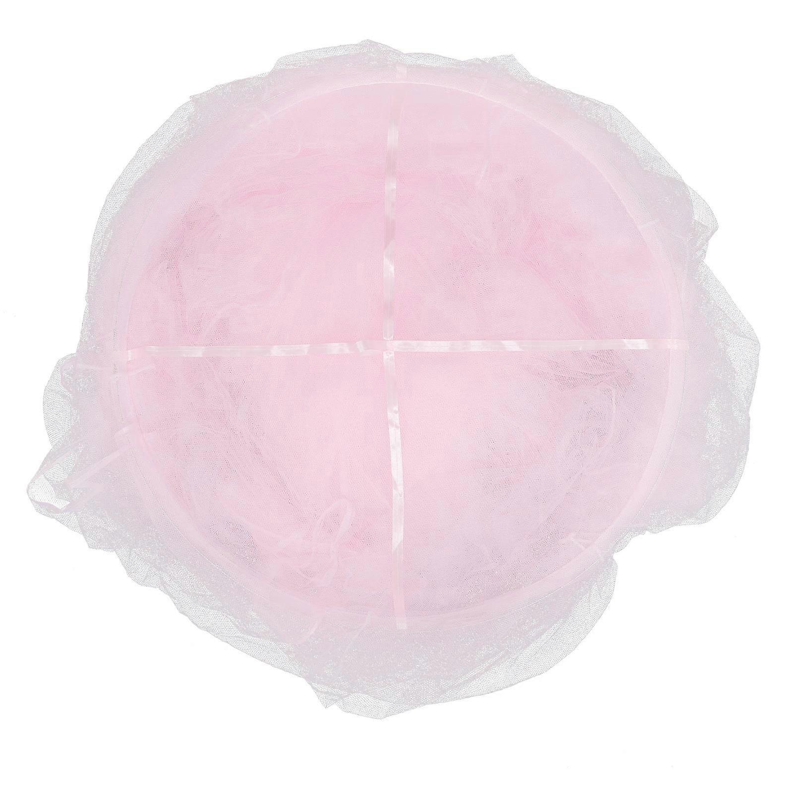 Canopy Tent 1200X250cm Pink Circular Style Sleeping Protection 1Pcs