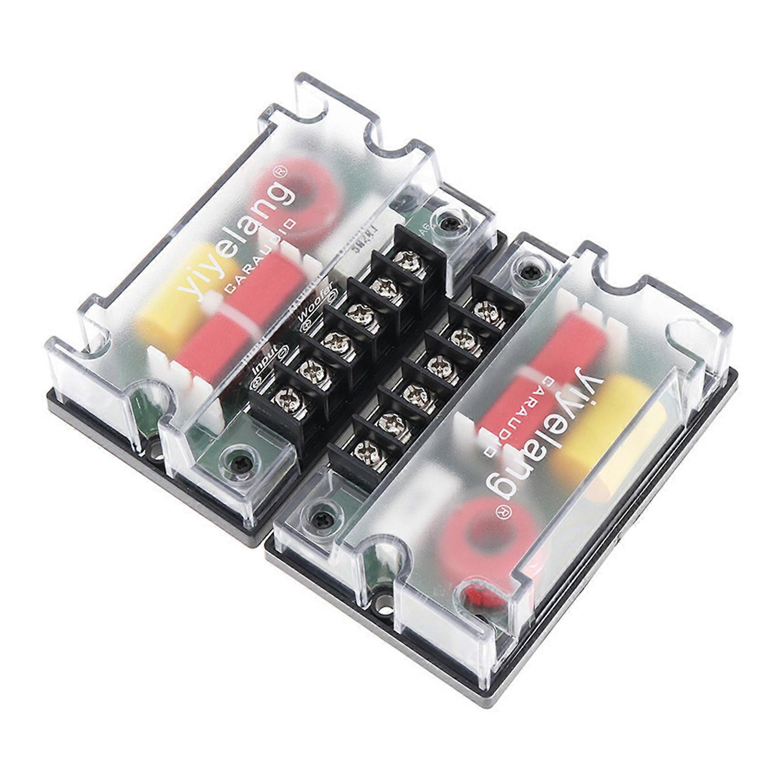 200W Speaker 2 Way Audios Frequency Divider Loudspeaker Crossover Filters for Speakers 200W Crossover Filter Multicolor