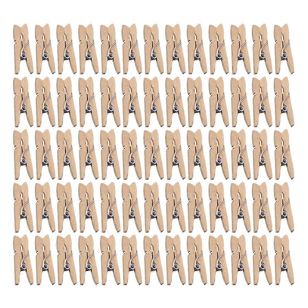 Beige Photo Clips for Holding Memo and Cards with Natural Material and Fine Workmanship 2 Inches