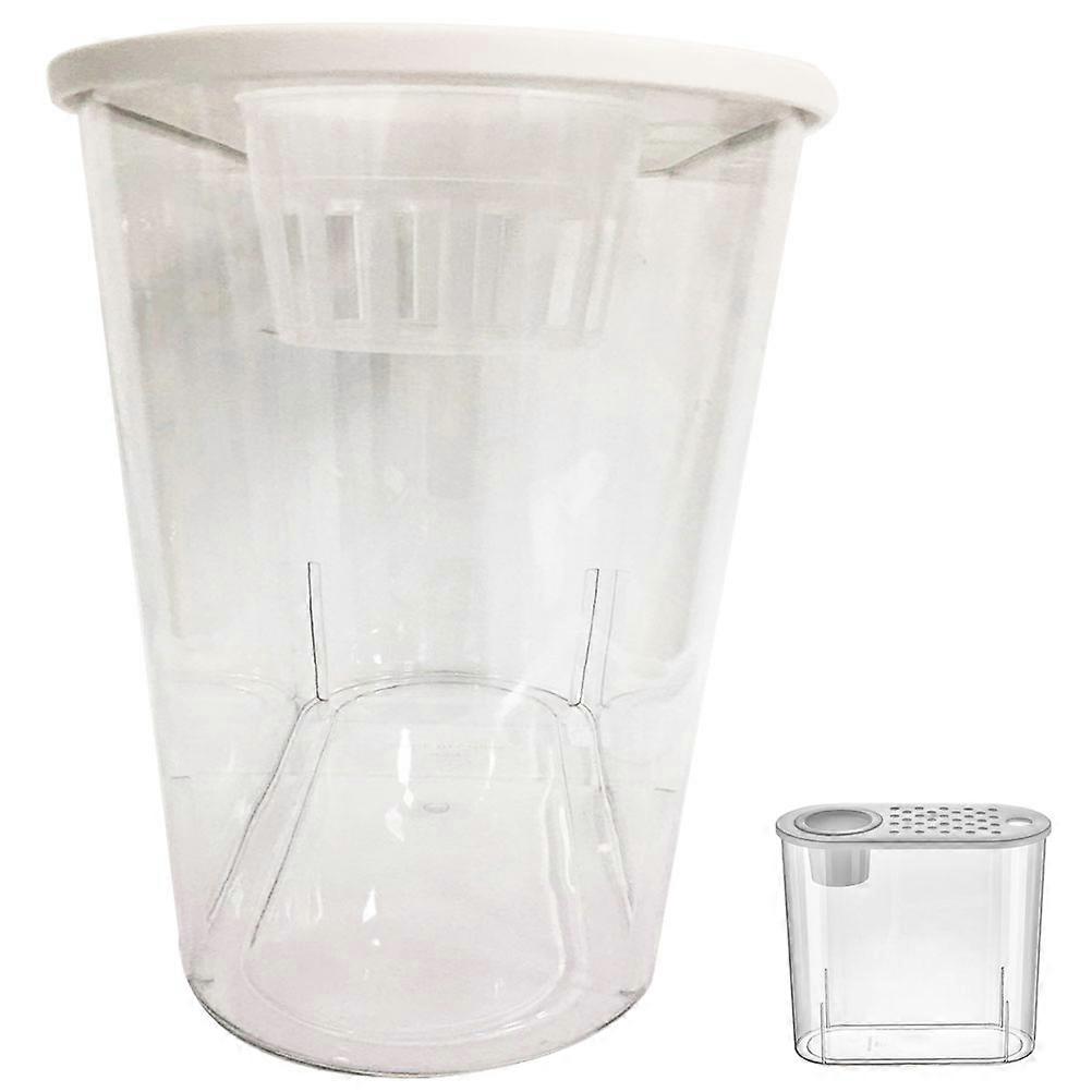 植物愛好家の家庭用32x28.5cm透明デザイン1パックのためのプラスチック水族館タンク