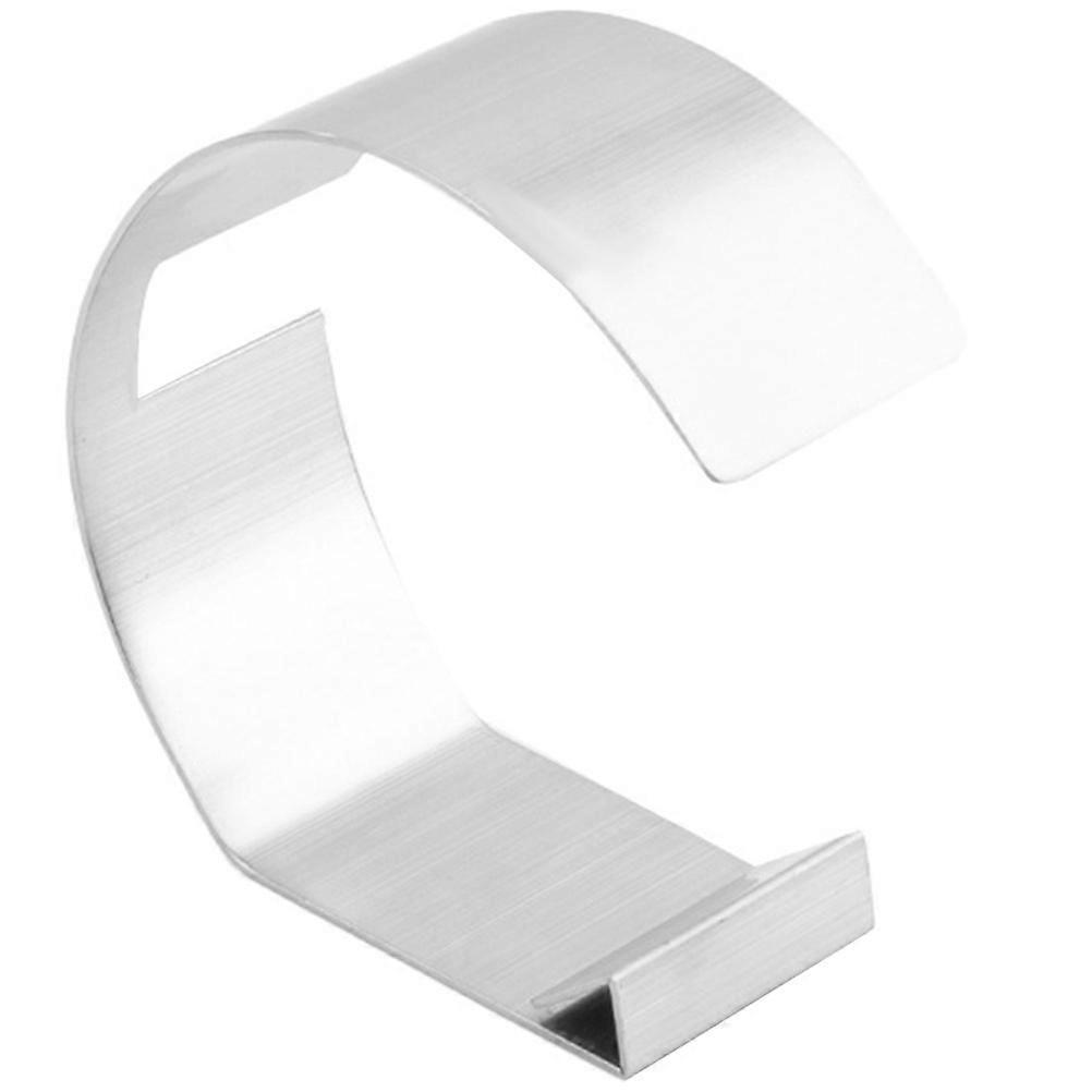 Stainless Steel Belt Display Stand for Home Use with Curved Design and Smooth Surface 1 Piece