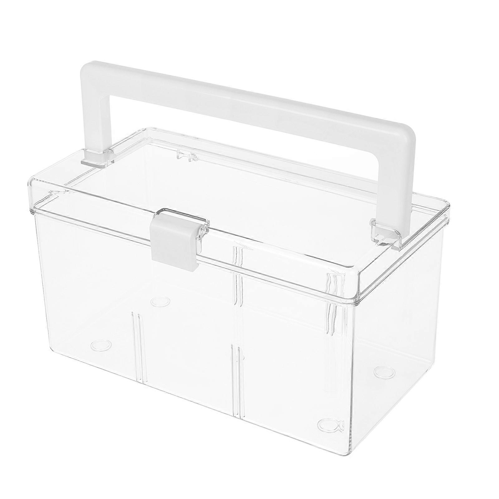 Transparent Acrylic Card Holder for Storage Compact Design with Lid Protection Ideal for Various Cards 4.72x3.35x1.18 Inches