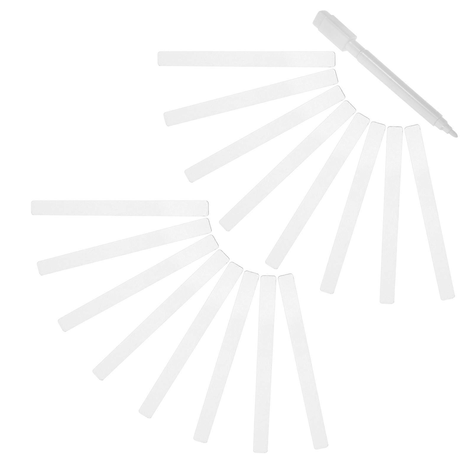 48pcs Acrylic Plant Labels for Garden Use Lightweight and Portable with White Color Perfect for
