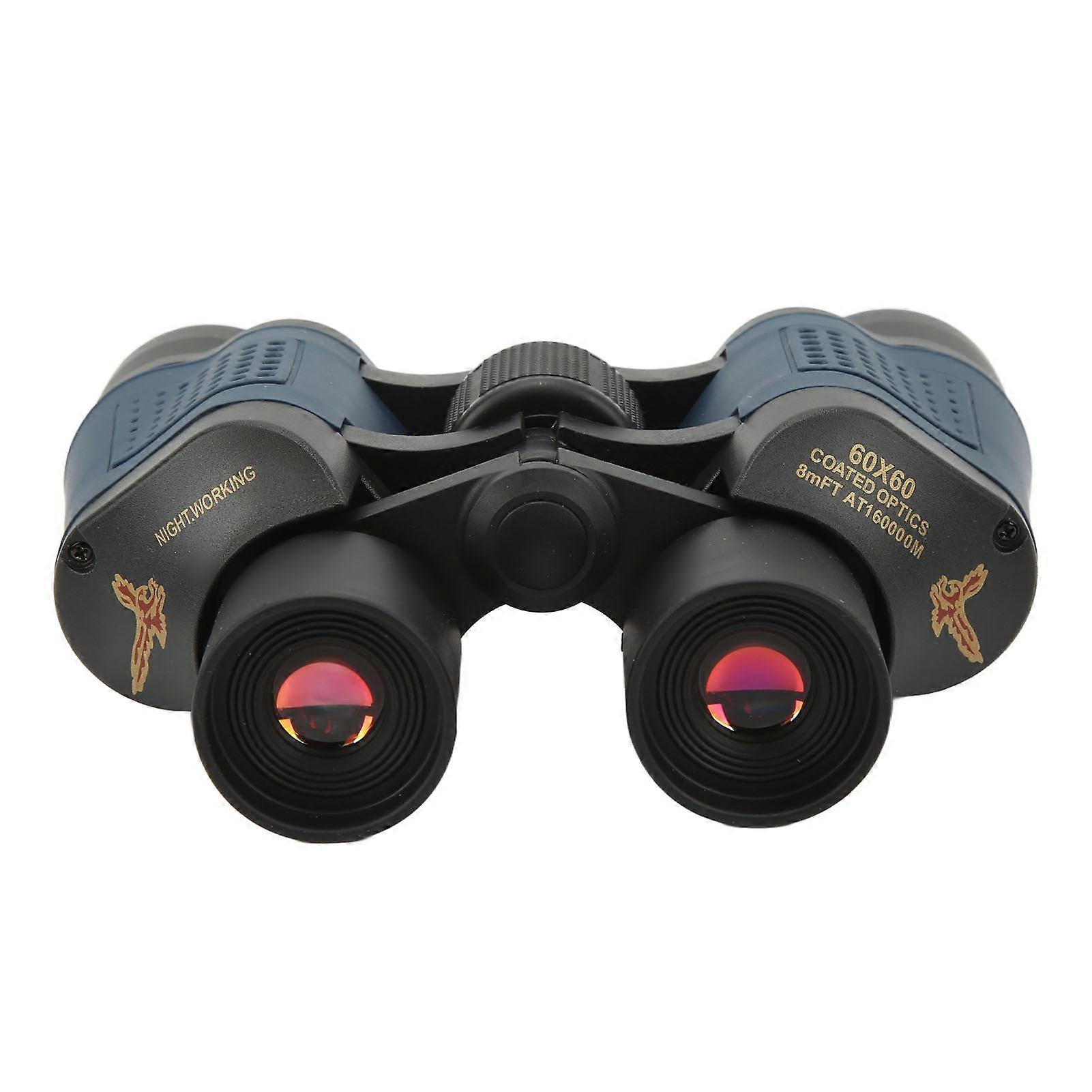 HD Binoculars 10x Prevent Slip Red Film Lens Small Binoculars with Soft Eye Cups for Camping Bird Watching 
