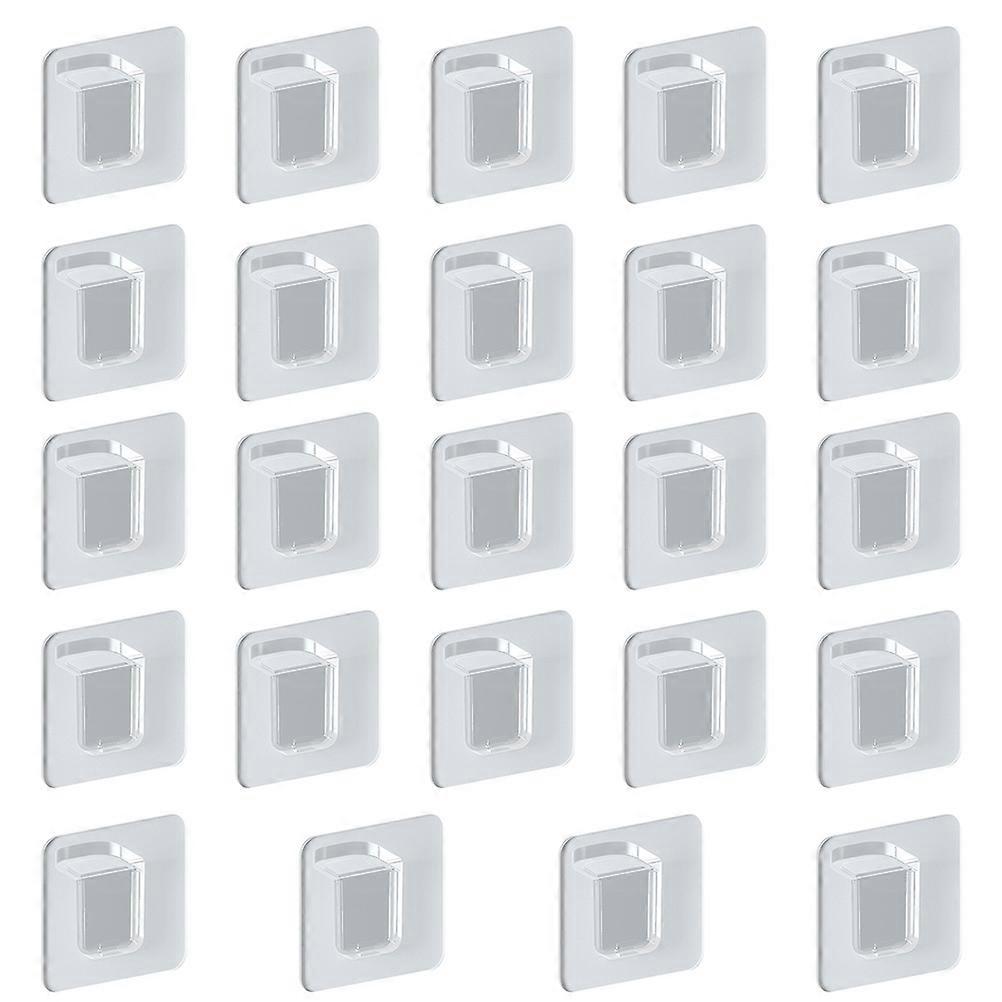 Transparent ABS Shelf Support Brackets for Closet Partition with High Bearing Capacity 24 Pieces