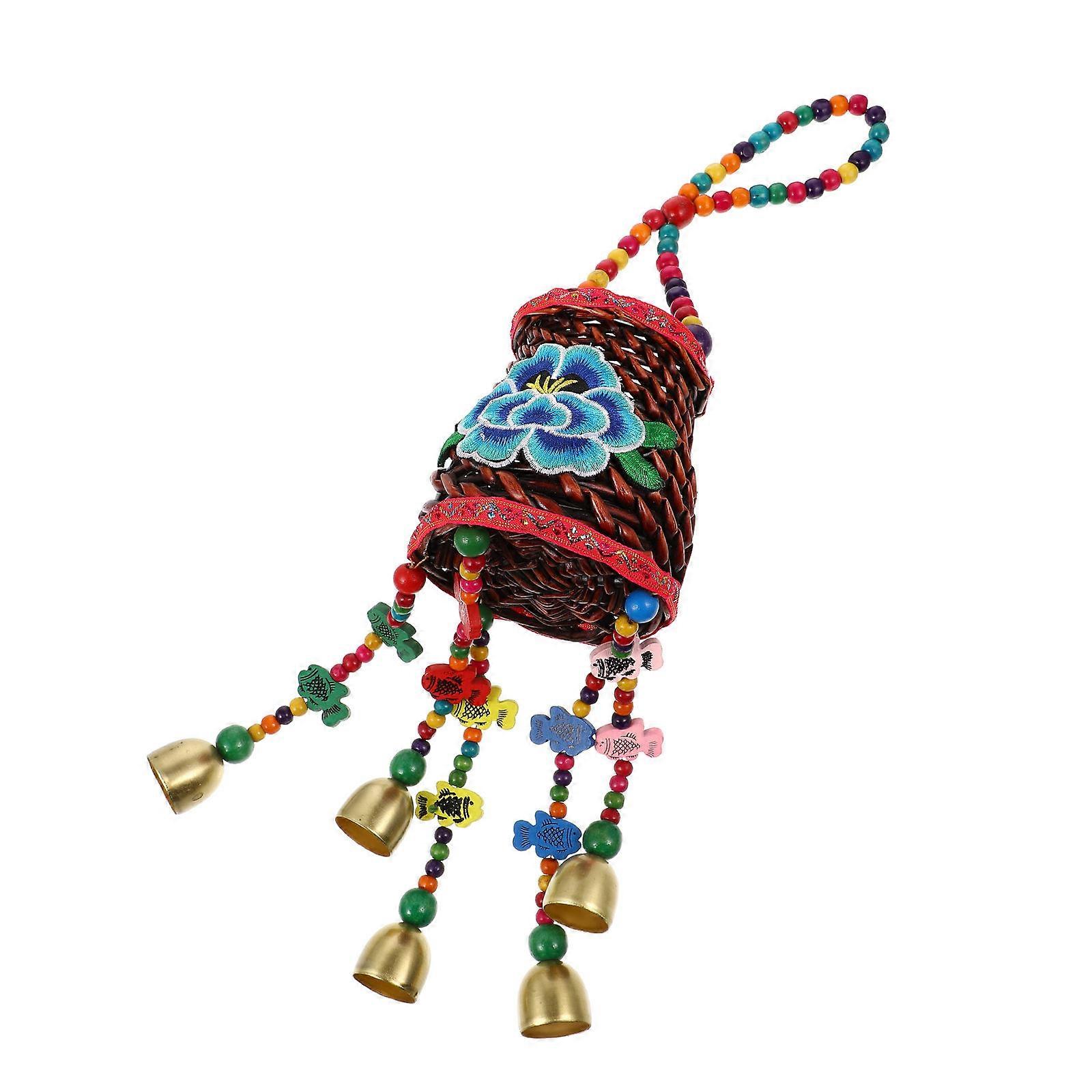 سلة زهور منسوجة متعددة الوظائف مع طبيعي .00X11.00X11.00 سم 1 قطعة