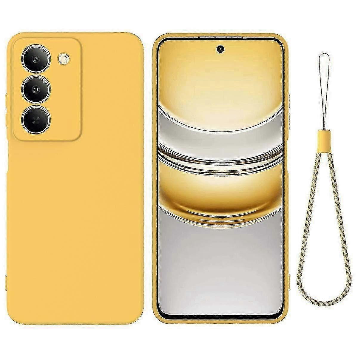 Pure Color Liquid Silicone Shockproof Phone Case