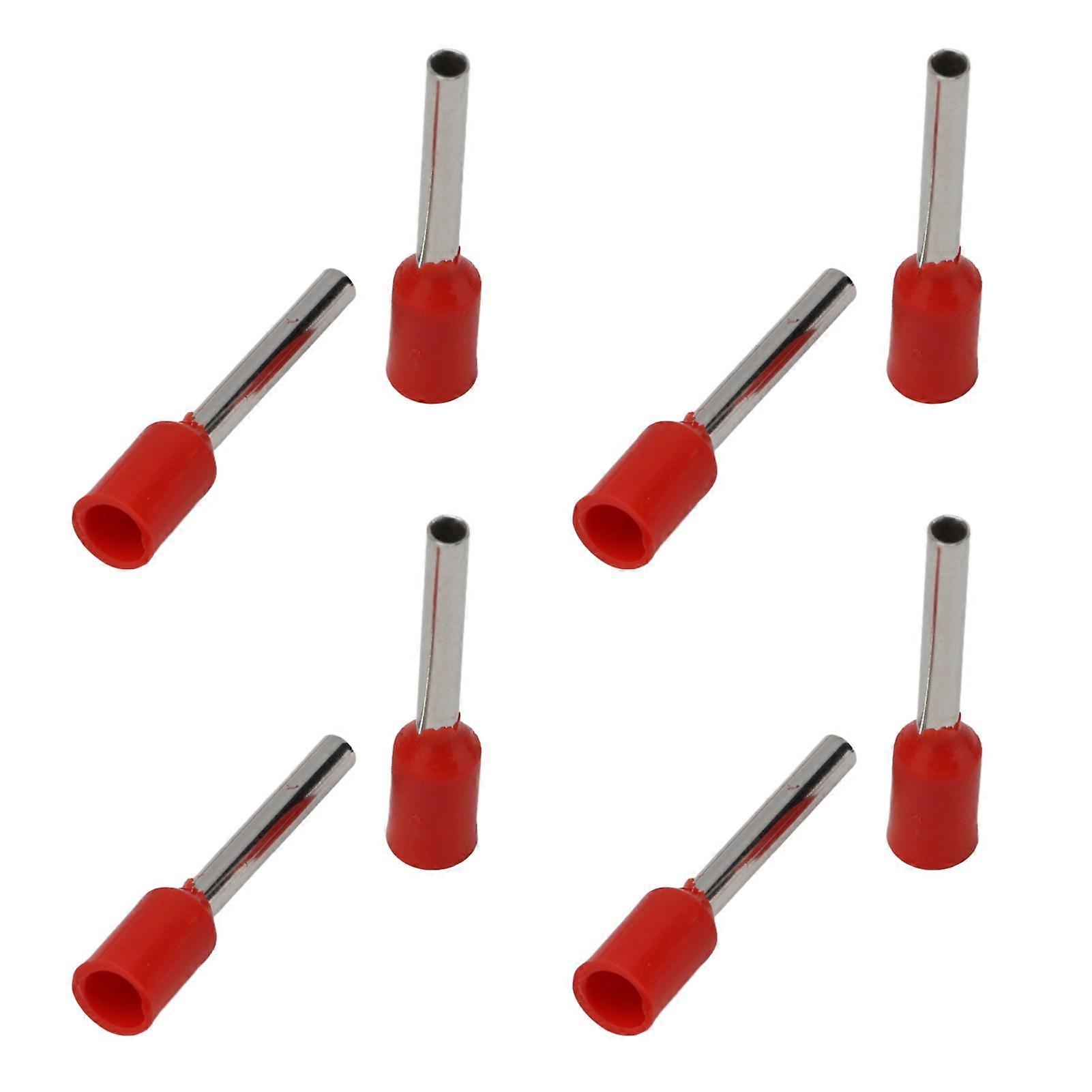 1000Pcs Insulated Pin Cord End Terminal Copper PVC Pre Insulated Terminals for Transportation LightingE1012 