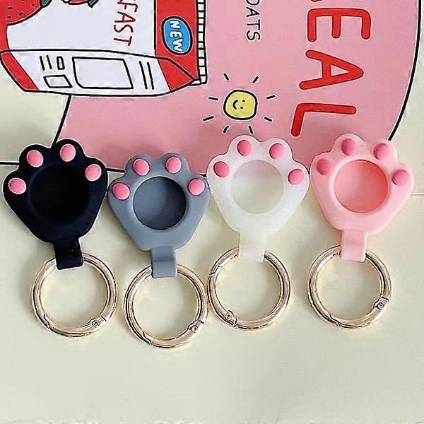4-pack Cat Paw AirTag Case for Apple AirTag Tracker, Silicone DXGHC
