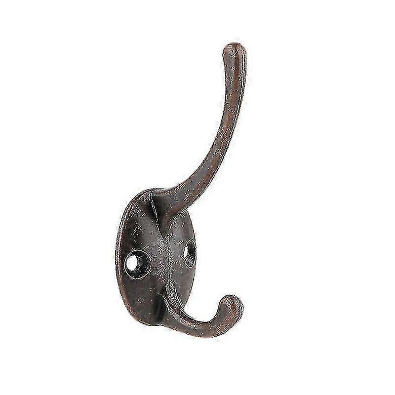 10 Pcs Retro Closet Hook Bathroom Single Coat Hook Red Br