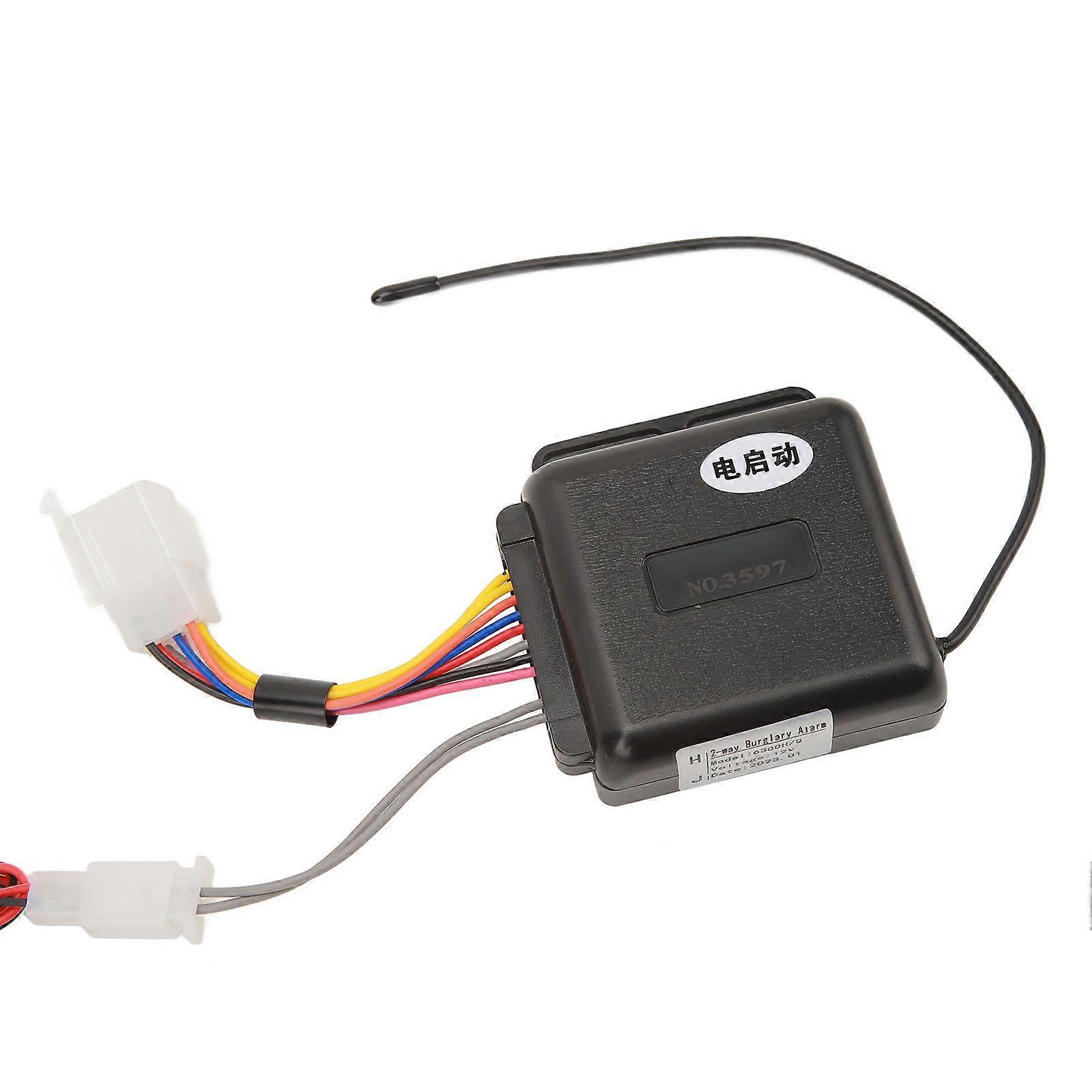 High sensitivity motorcycle alarm 12V 2 way remote control weatherproof