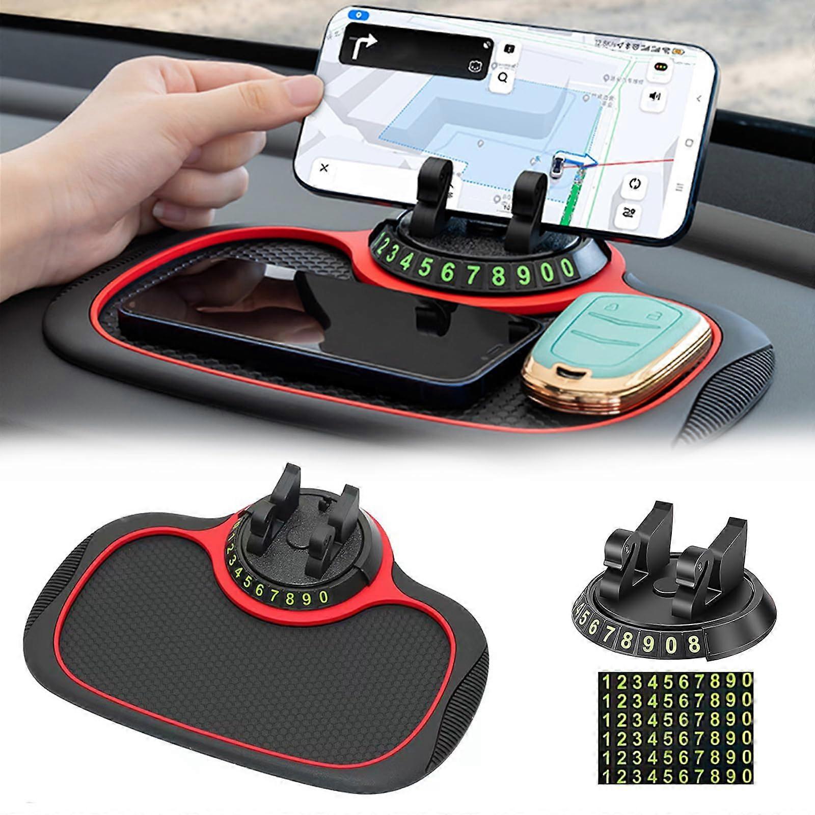 Non-Slip Mat for Car Multifunctional 360 Degree Rotatable Mobile Phone Holder Car Dashboard Style 1