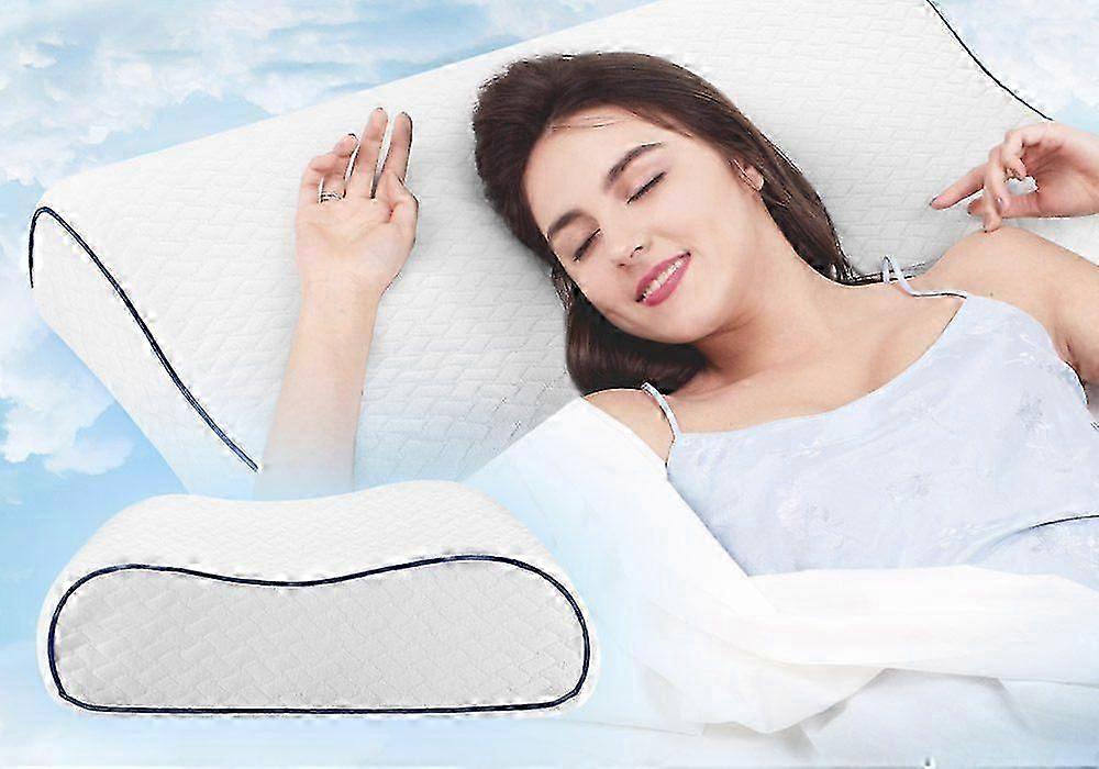 Bed Contour Pillow Neck Cervical Sleep Support Cushion