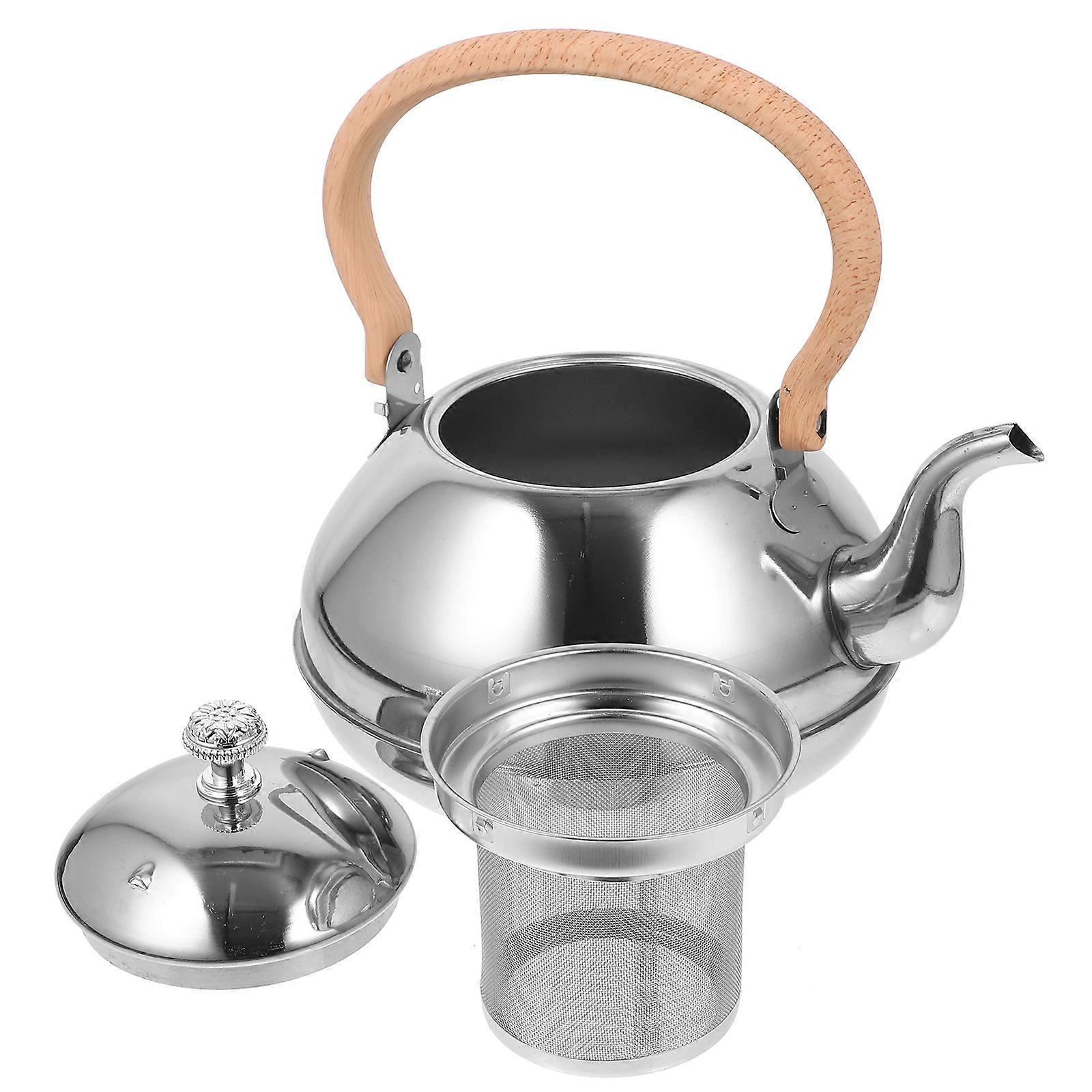 Stainless Steel Water Kettle for Home with Silver Color and Proper Capacity Design 1 Unit