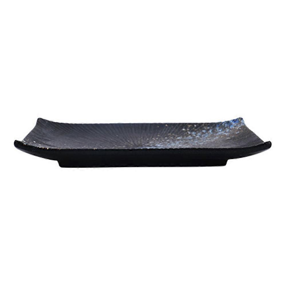 Japanese Style Meat Tray 1Pack For Restaurant Dining In Blue Featuring Easy Cleaning Design