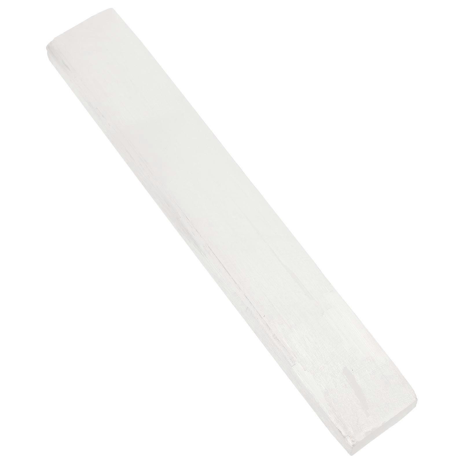 Crystal Board Ornamental Office Decor For Meditation Aid White Rectangular 1Pack