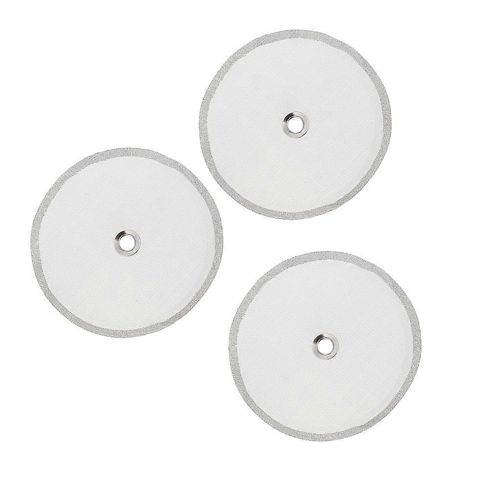 Stainless Steel Coffee Machine Filters for Pot Beige of 3pcs 0.5x6.8 inches