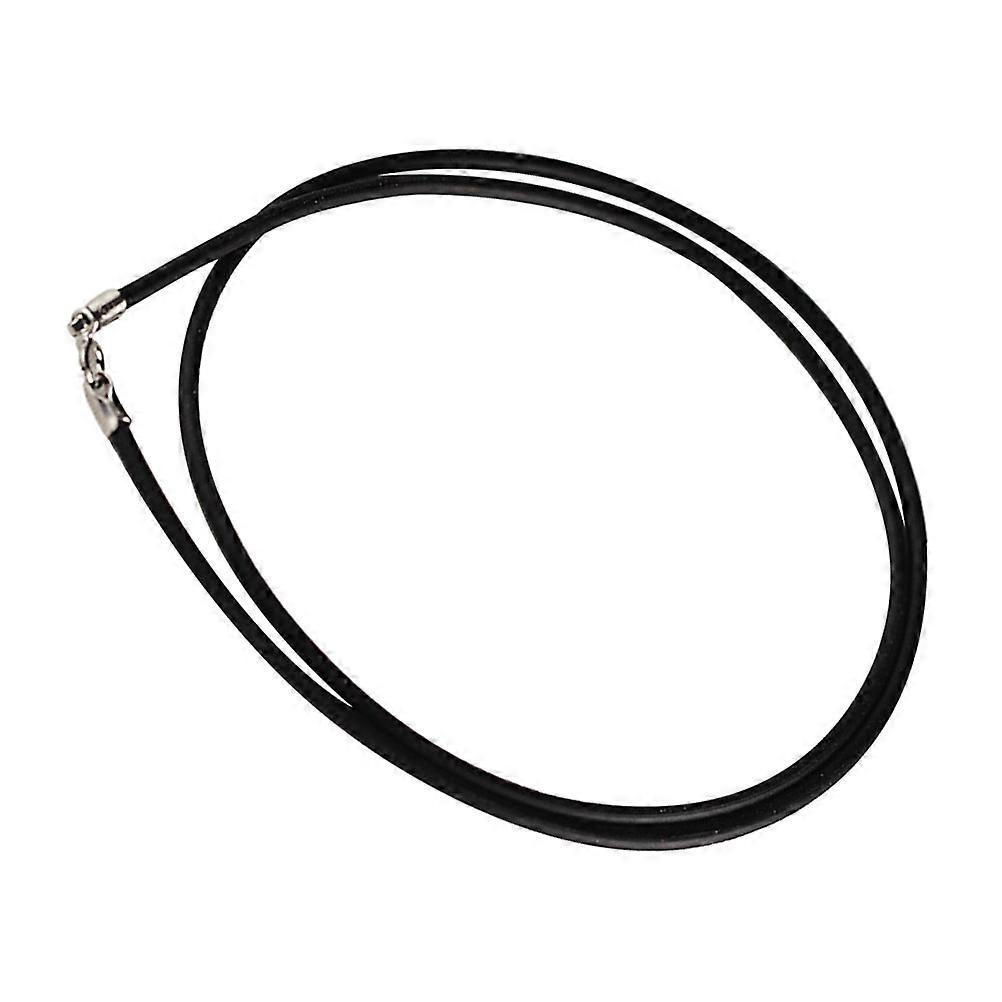 Black Necklace Cord with Clasp for DIY Pendant Hanging Rope