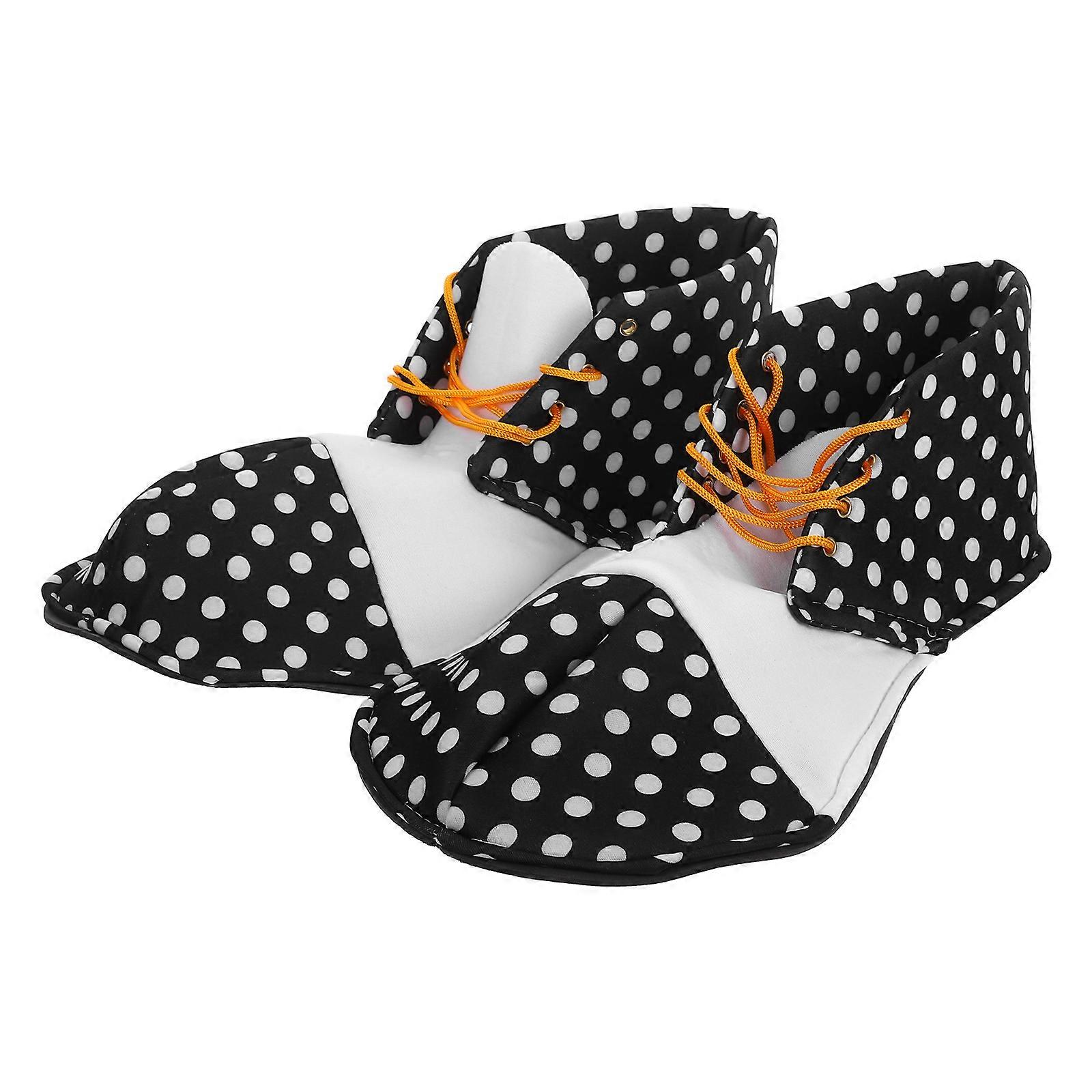 Lightweight Clown Shoes for Halloween Carnival Party Accessories for Adults Funny Style 1 Pair