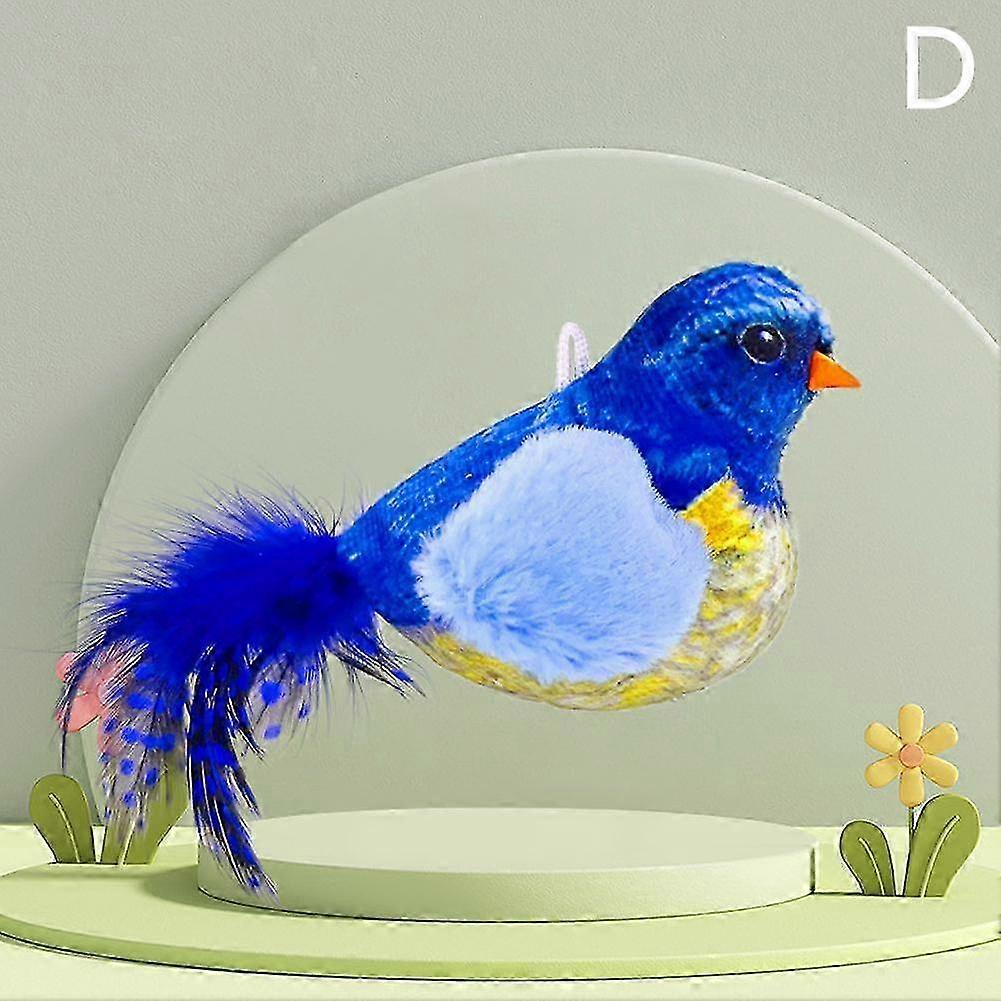 2025 Bird Cat Toy Interactive Cat Toys Flapping Vivid Bird Chirp Tweet Exercise Toys