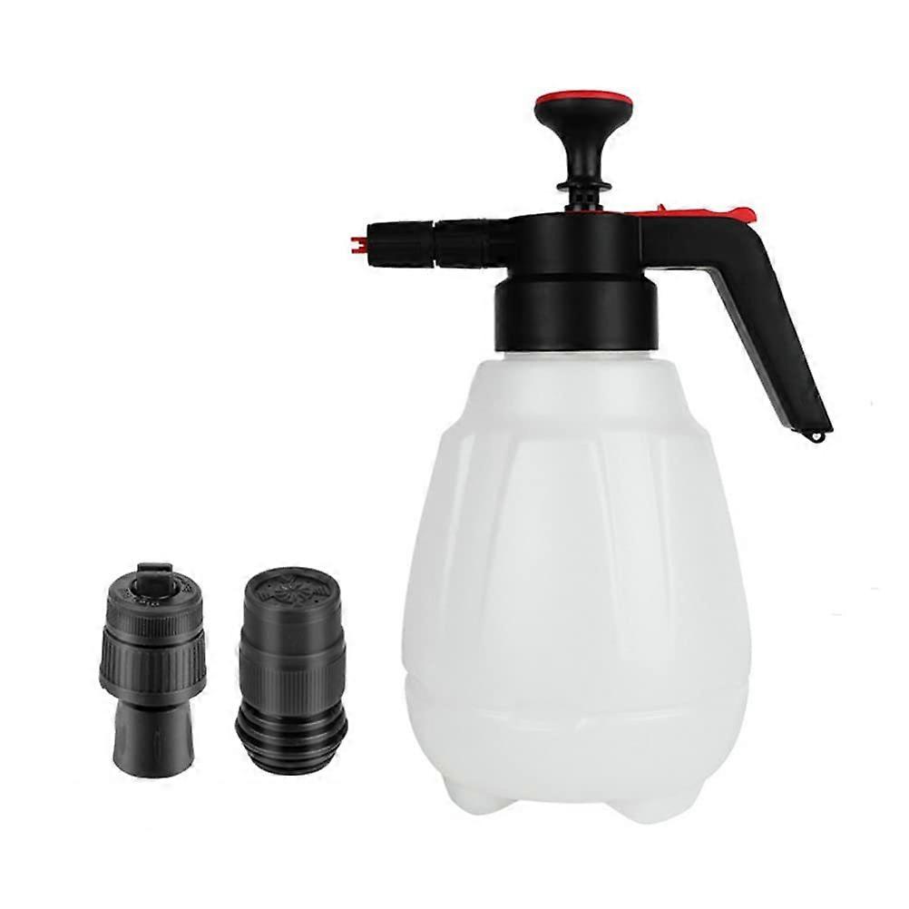 Foam Manual Pressure Producing Snow Spray 2.5L Water Tank Warm Water Detergent Mix 3 Spray Modes with Longer Spray Time for Car Washing Flowers