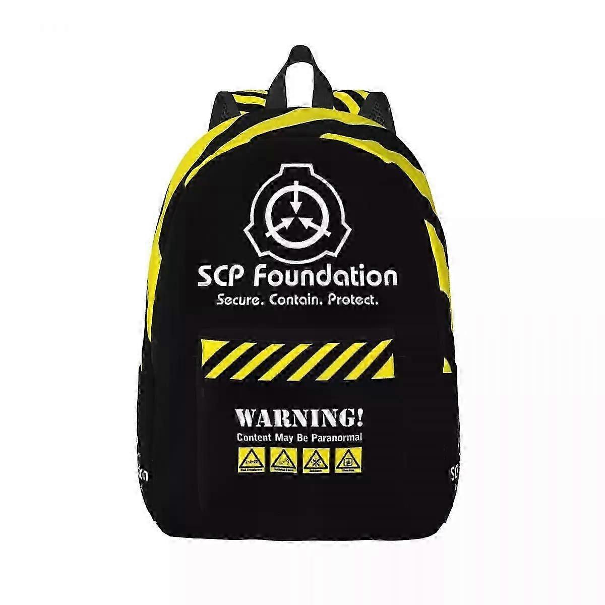 i508 Rucsac SCP Foundation MTF Pack Rucsac Rucsac de modă în aer liber Liceu de lucru pentru bărbați femei WtN508