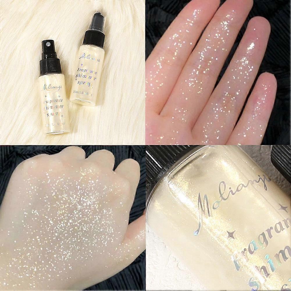 Sparkle Glitter Body Powder - Spray illuminateur Shimmer pour le visage et le corps n s