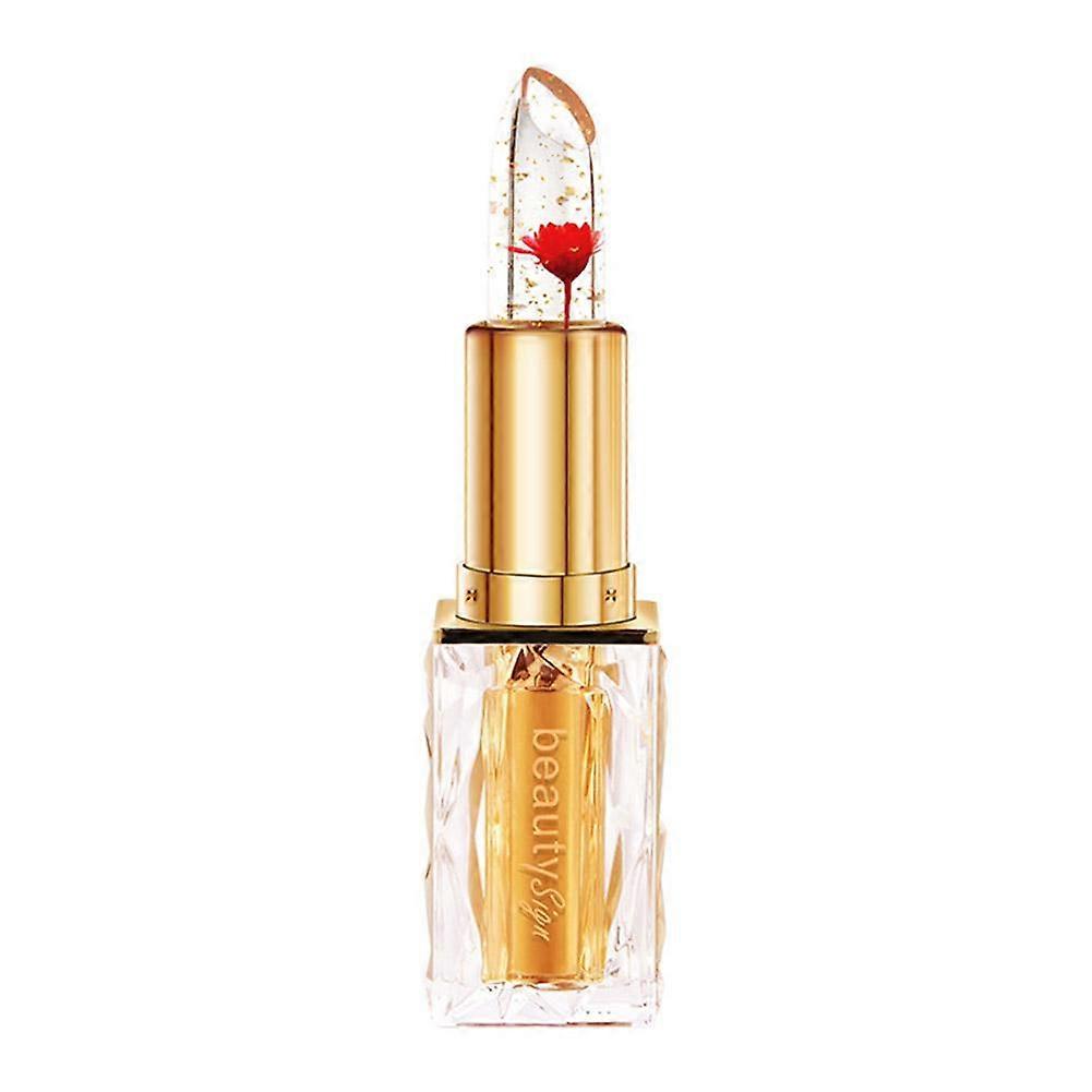 Jelly Petal Color-changing Lipstick Moisturizing And Improving Lip Lines Warm