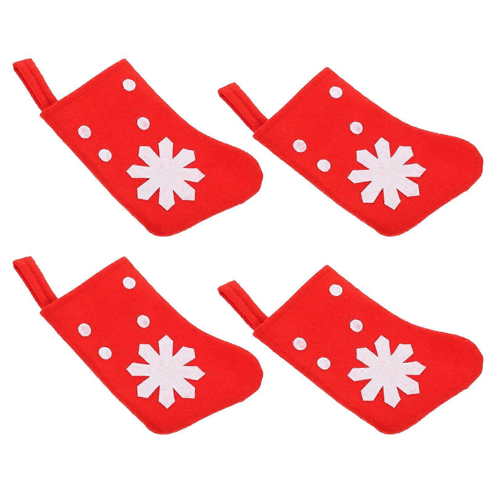 Christmas Cutlery Pouches 20Pack Stylish Red Utensil Holders For Dining Set And Table Decor