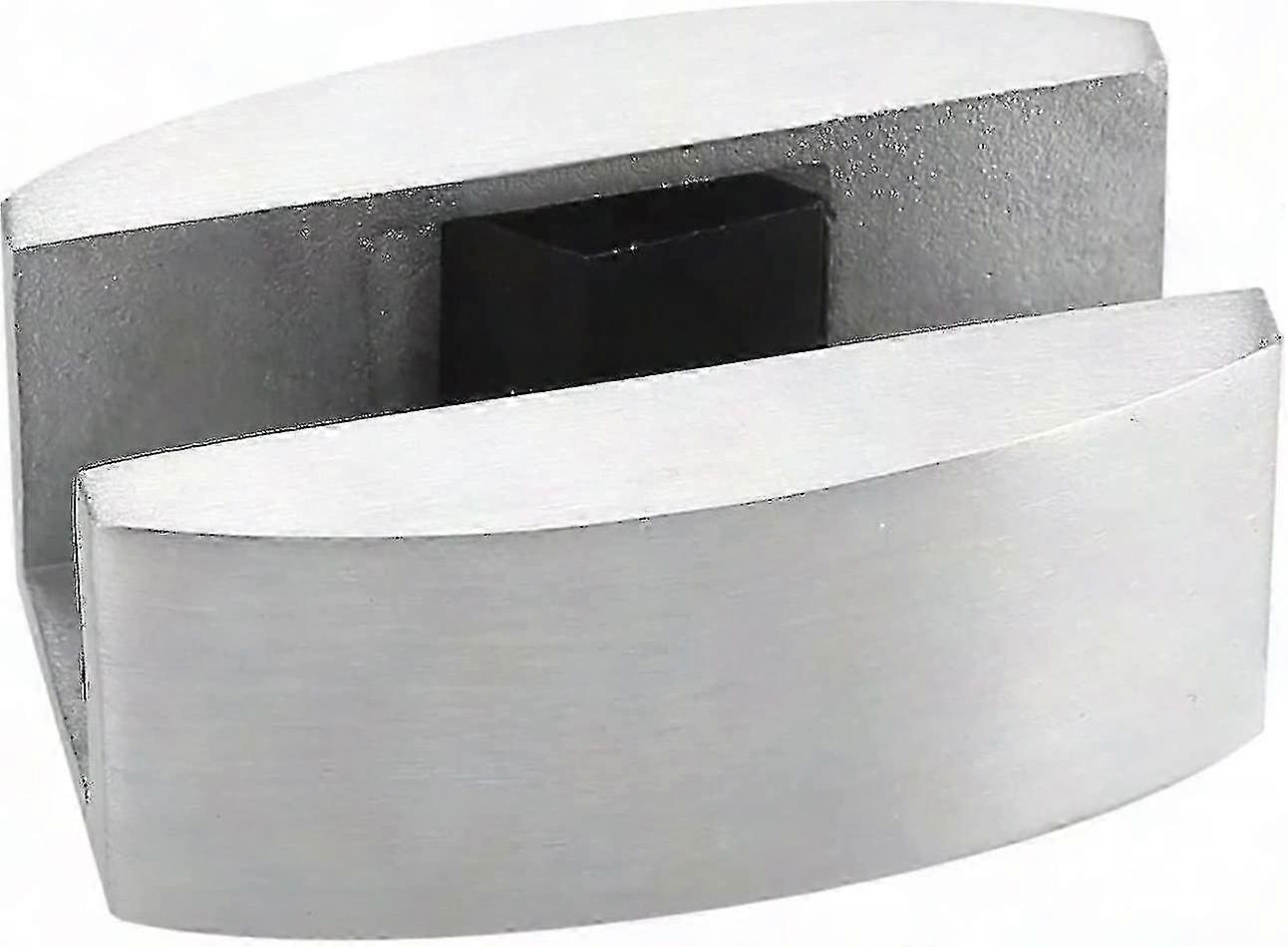 Gulvbunnføring erstatning for skyvedørstopper i rustfritt stål for rammeløse skyvedører i glass