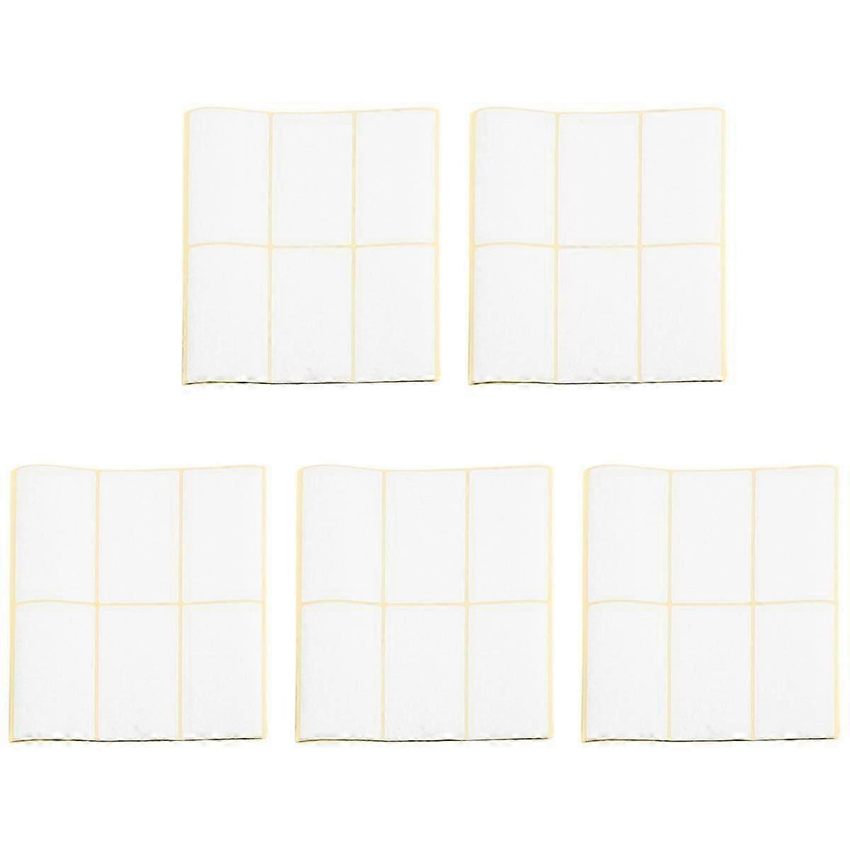 Blank Handwriting Can Paste Name Number Stickers, Sticker Labels, Self-Adhesive Labels, White, Smal