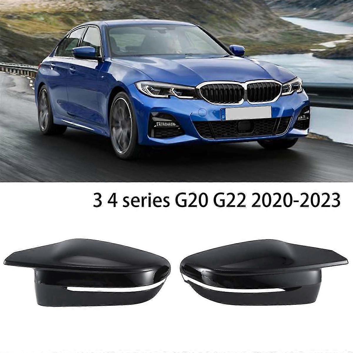 4-teiliges Set Spiegelgehäuse Spiegelabdeckung 1 zu 1 Modellauto für 3 4er G20 G22 2020-2023