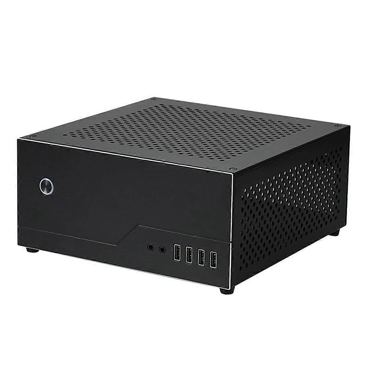 Mini Compute Case for ITX Compute HTPC Host for Case ITX Small Chassis All Aluminum
