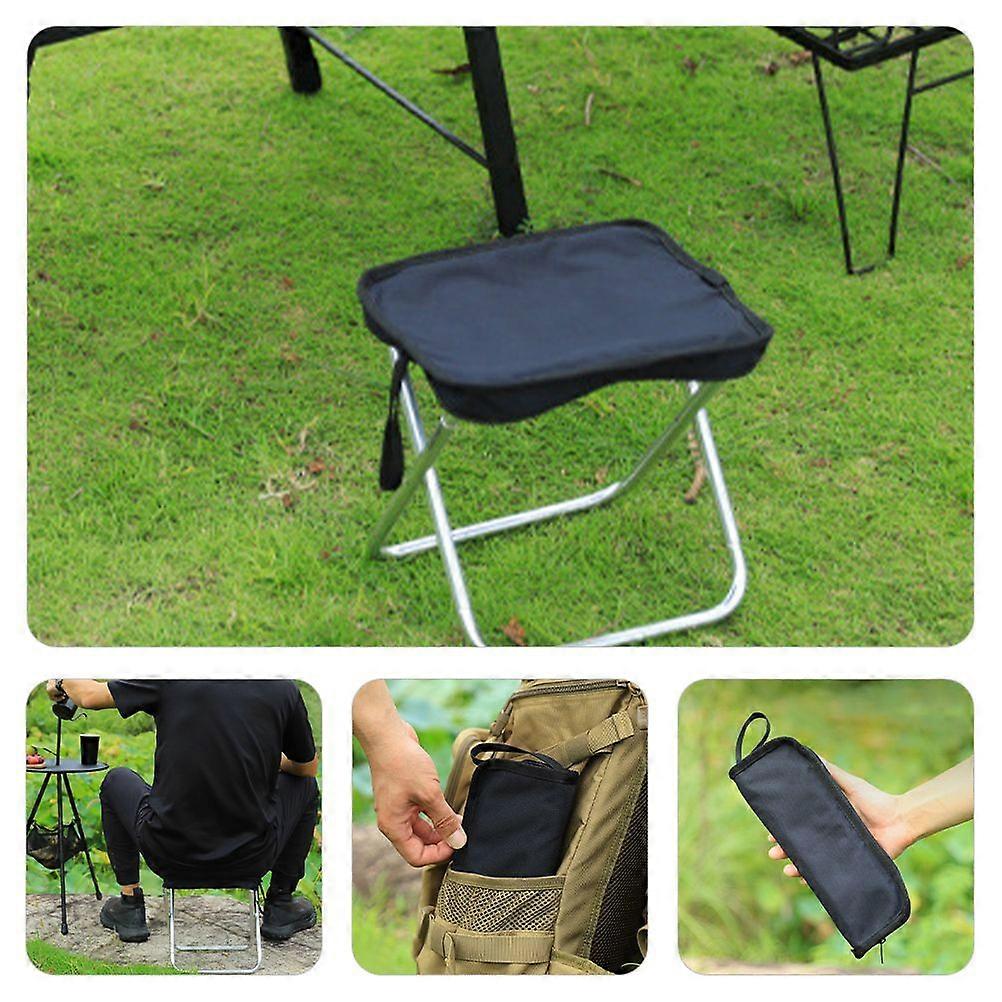 Portable Folding Stool Camping Folding Chair Fishing Stool Multi-function Folding Bench