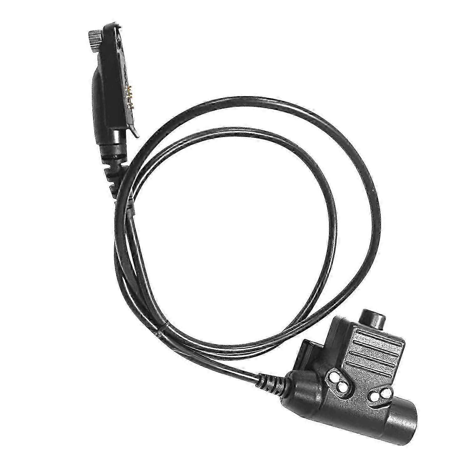 محول سماعة الرأس التكتيكية المدني U94 PTT لجهاز اتصال لاسلكي Push to Talk Connector Ailunce HD1 HD2