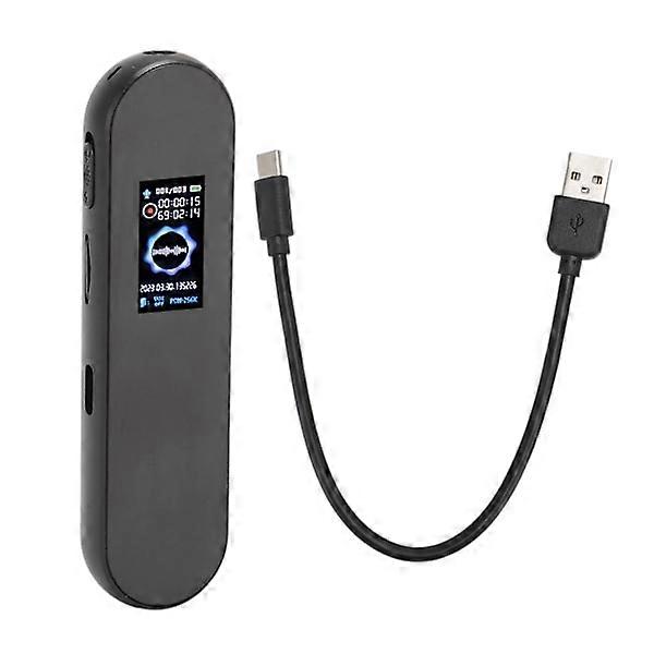 Digital Voice Recorder Noise Reduction MP3 Recorder Portable Voice Activated Recording Device for Lectures Meetings Interviews 16GB