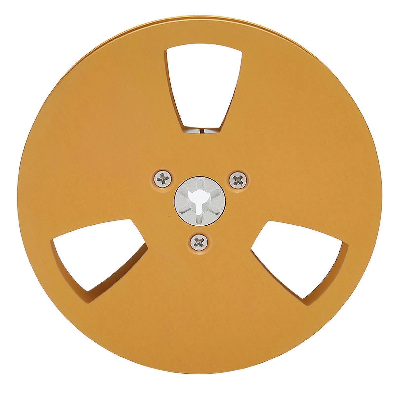 1/4 5 Inch Empty Tape Reel Aluminum Alloy 3 Hole Universal Opening Machine Part Recording Takeup Reel