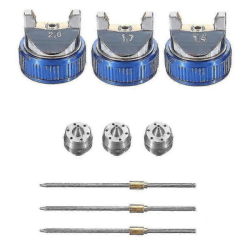 Professional Hvlp 1.4/1.7/2.0mm Nozzle Gravity Pneumatic Air Paint ...
