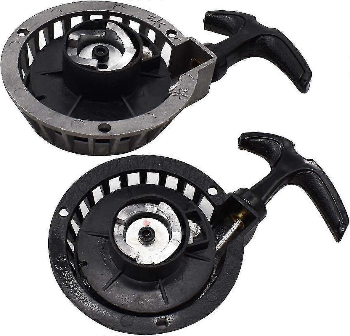 Easy Pull Starter,Tianer 2 Pieces Mini Alloy Pull Starter Recoil Starter Pull Start Recoil Starter Easy Pull for 2 Stroke