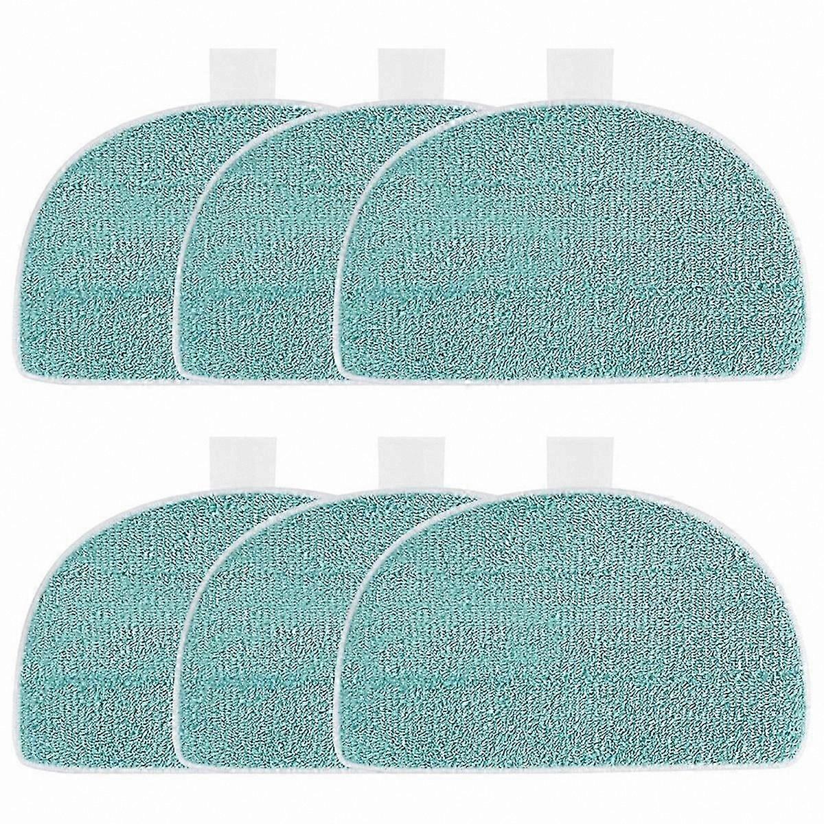 Microfiber Mop Pads Replacement, 6-Pack Steam Cleaner Accessories for Floor Cleaning Efficiency